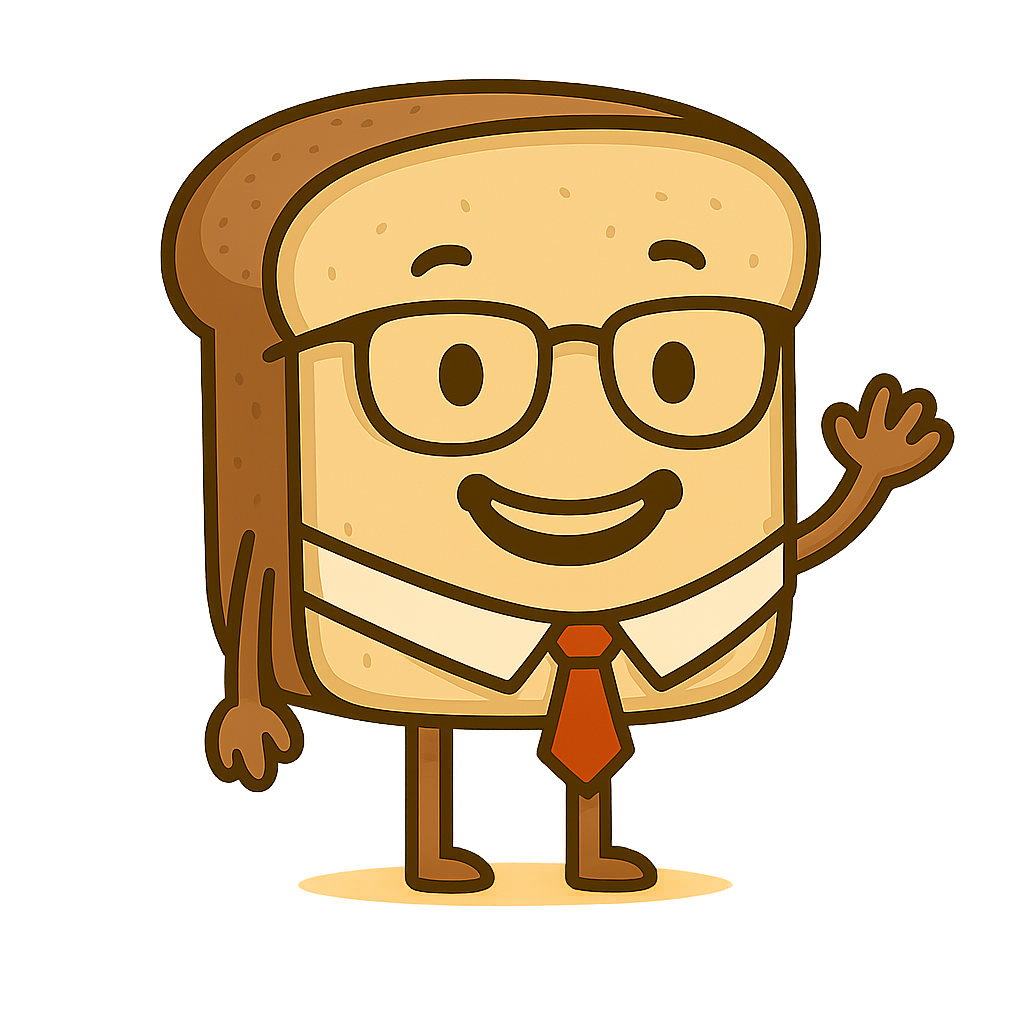 Breadly AI mascot